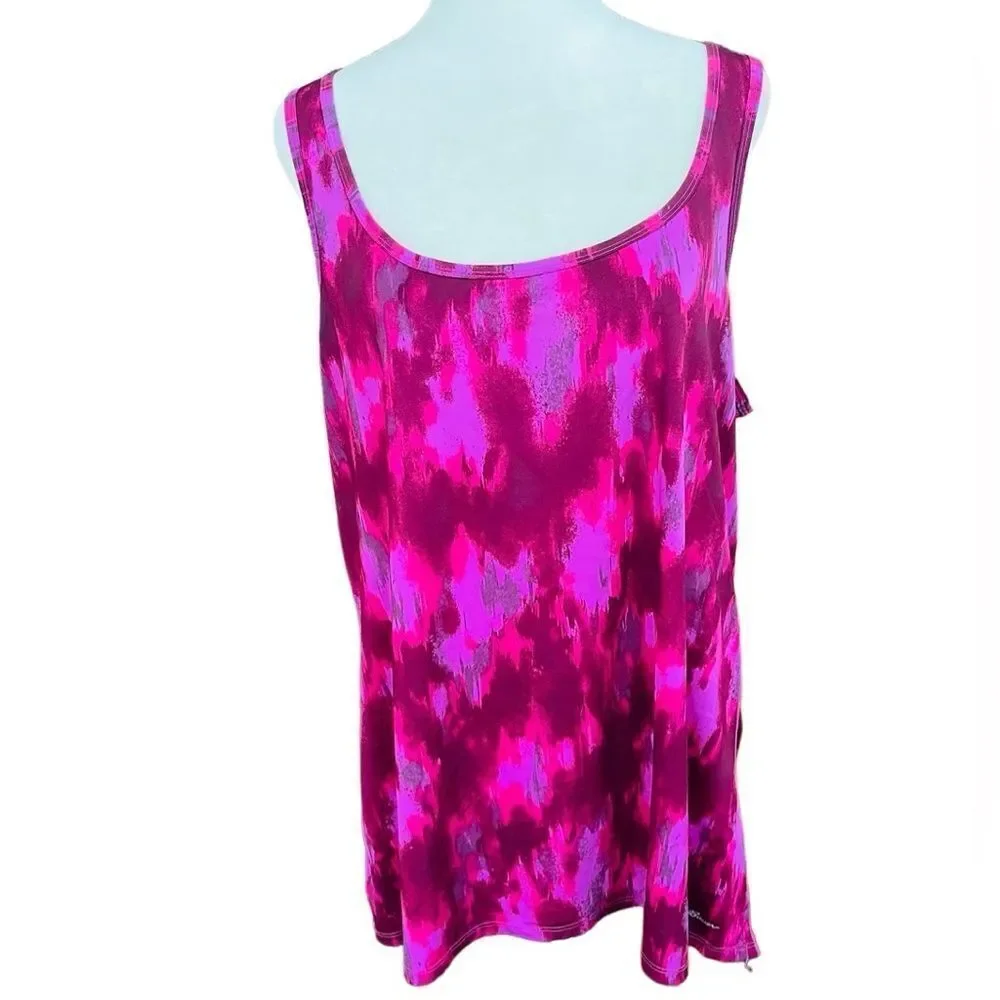 Eddie Bauer pink/ purple tank top size XL